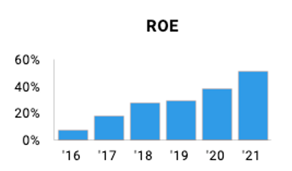 Netflix return on equity