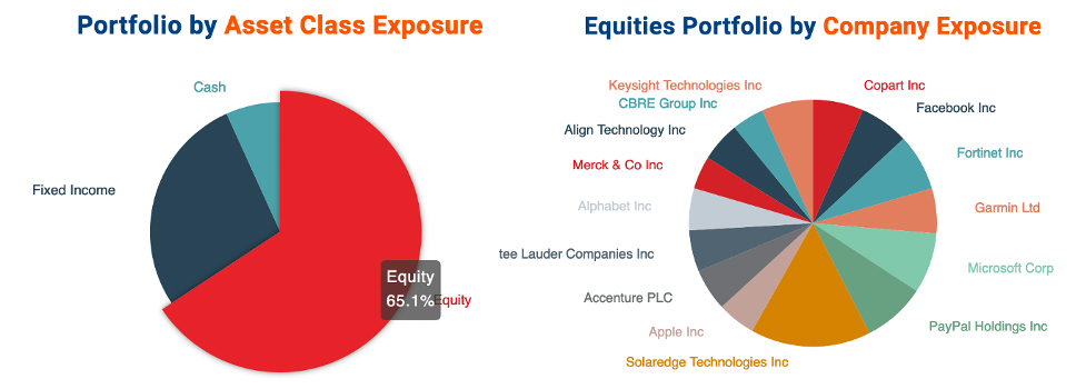 Portfolio diversification by company and sector