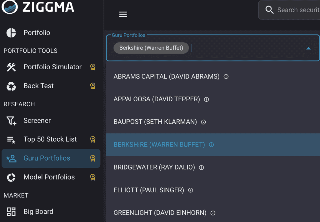 Model Investment Portfolio 