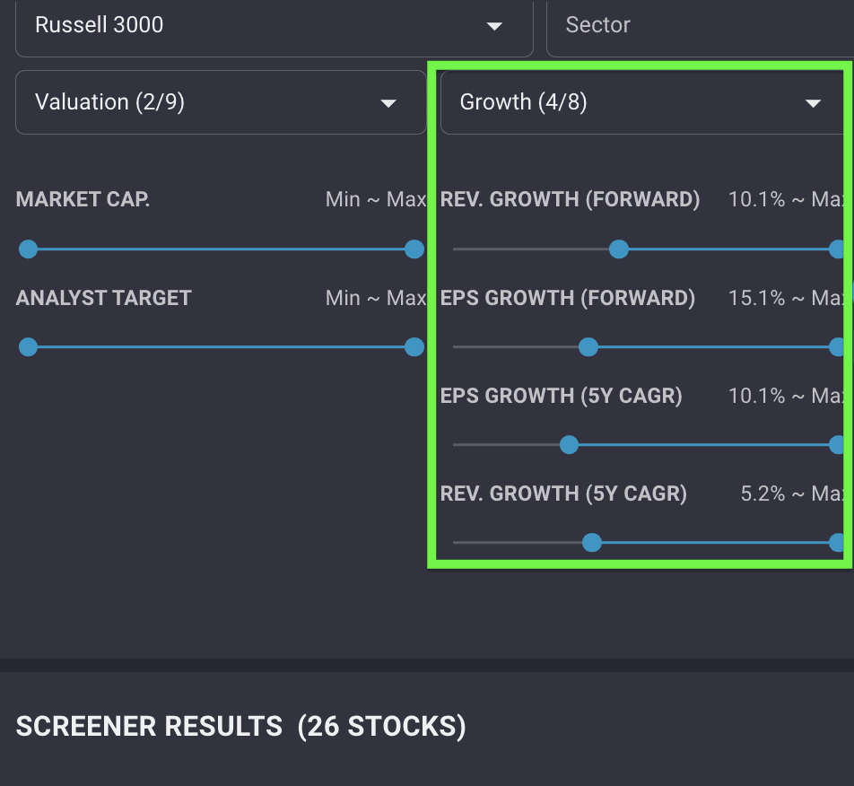 Free Momentum Stock Screener