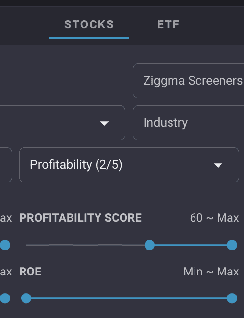 How to screen for profitability